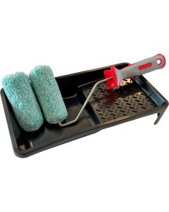Microline Pro HK 10cm SET  fűtőtest henger szett (2db fűtőtest henger + 2K nyél + festékedény)