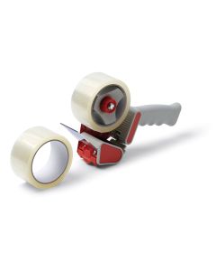 Box Tec kézi csomagzárógép, 2db átlátszó csomagolószalaggal