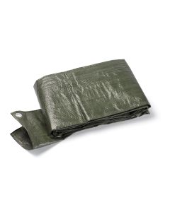 Terra S90 1.5x6m védőponyva, zöld, 90g/m2, fémgyűrűkkel