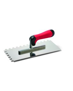 Stan Karo 2K Pro C14 13x28cm fogazott glettelő, rozsdamentes, fogazás: 14x14mm