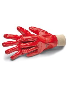 Labstar L/9" ipari kesztyű PVC-ből, kötött pánt, CAT2 - 3121