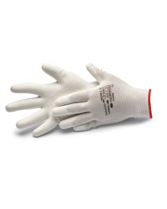 Paintstar white M/8" kesztyű PU bevonattal, fehér, CAT2 - 3121