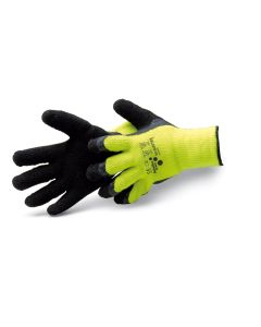 Workstar Winter L/9" kesztyű kaucsuk bevonattal, ráncolt felület, CAT2 - 2141, hideg ellen X2X