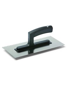 Stan Karo PVC C4 13x27cm fogazott glettelő, rozsdamentes, fogazás: 8x8mm