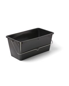 Nimba Box 25L Black festékes vödör szögletes, műanyag, 41cm-es hengerhez